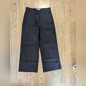 Black Wide-Leg Jeans